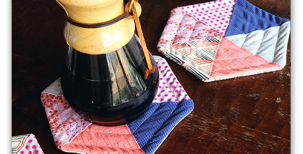 Quilting Digest - Scraps are perfect for these cute pot holders