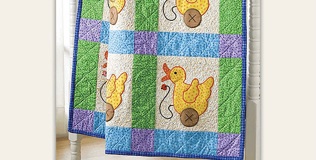 Just Ducky Baby Quilt