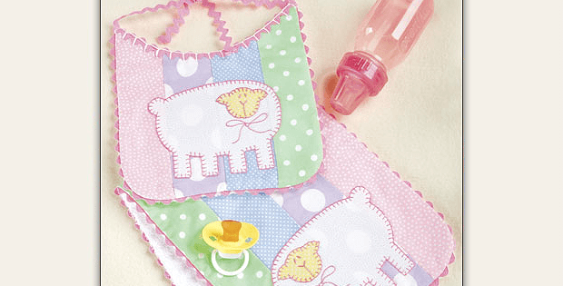 Little Lamb Bib and Burp Pad