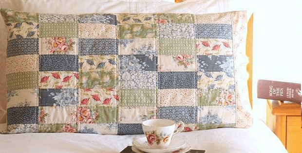 Patchwork pillow shams sale