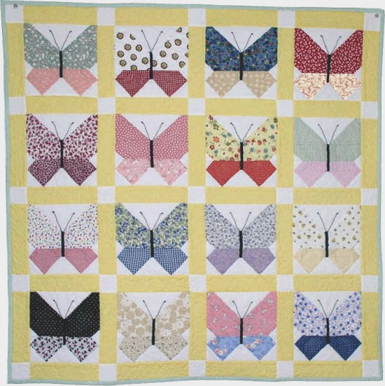 Retro Butterfly Quilt