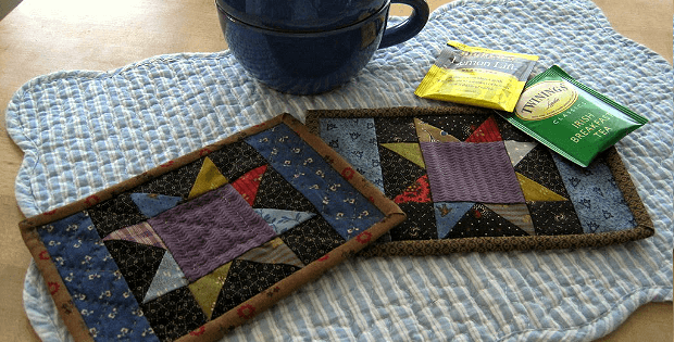 Scrappy Star Mug Rugs