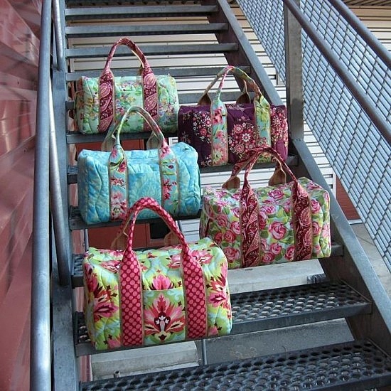 Carry It All in a Giant Patchwork Duffle Bag - Quilting Digest