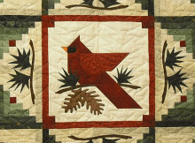 Winter's Majesty Cardinal Quilt Pattern