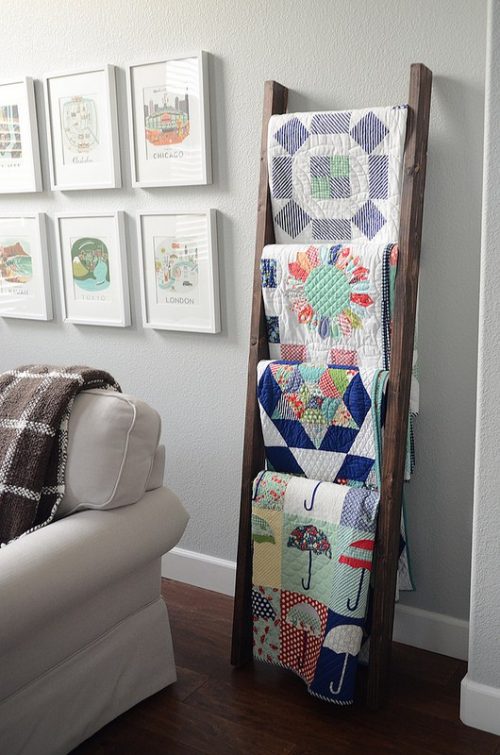 DIY Quilt Ladder