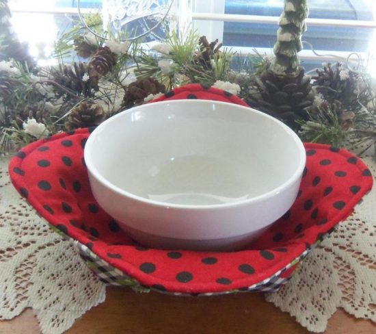 1 Hour Hot Bowl Cozy Holder - Petal Style