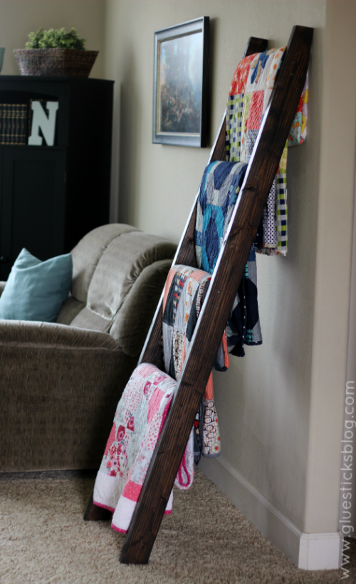 Display Your Quilts on a DIY Quilt Ladder - Quilting Digest