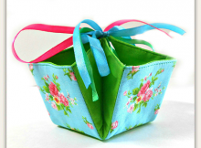 Fabric Gift Basket