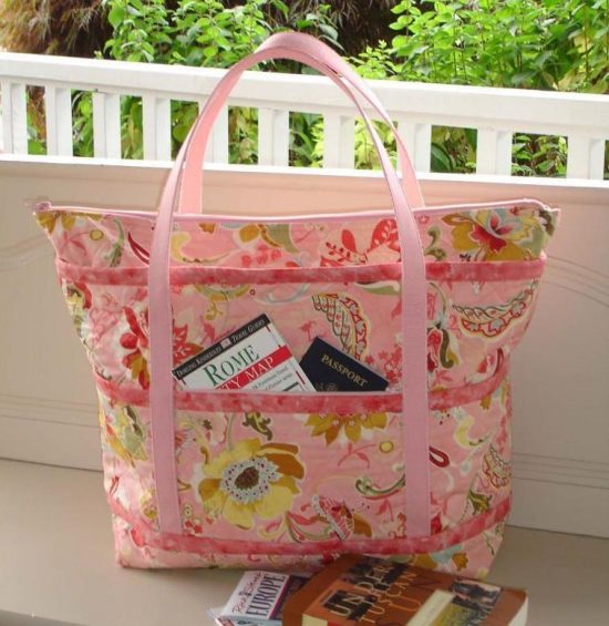 The Quilted Traveler's Tote Bag