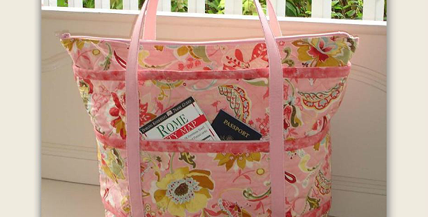 The Quilted Traveler's Tote Bag