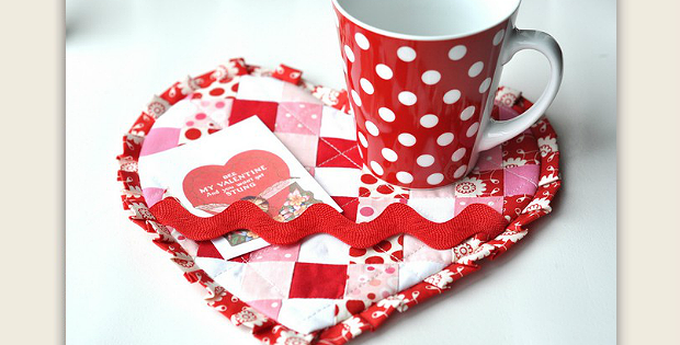 Valentine Mug Rug