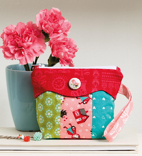Sew This and That! Patchwork Pouch Pattern