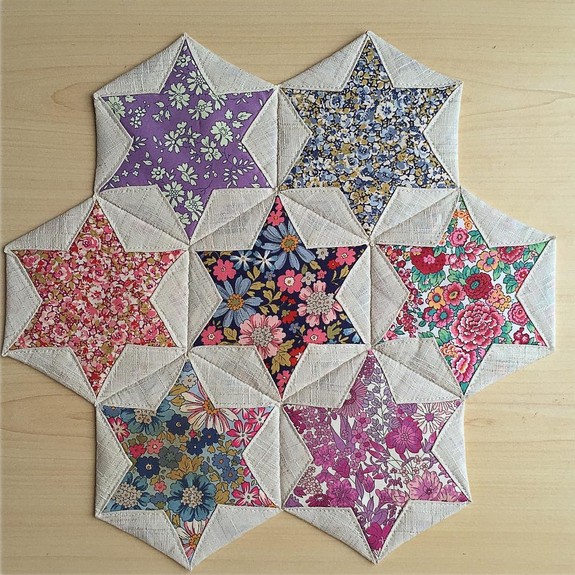 Folded Hexagon Stars