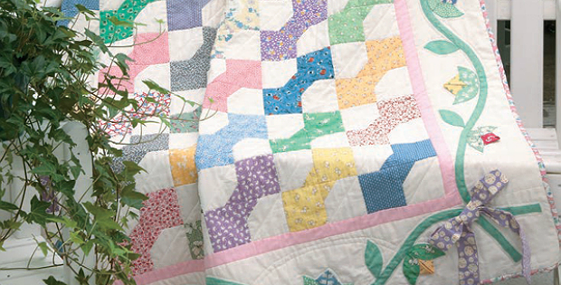 Buds 'n Bow Ties Quilt Pattern