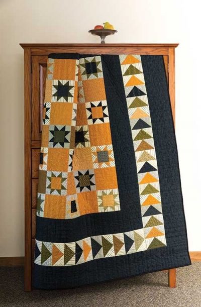 Flying Geese and Stars Quilt