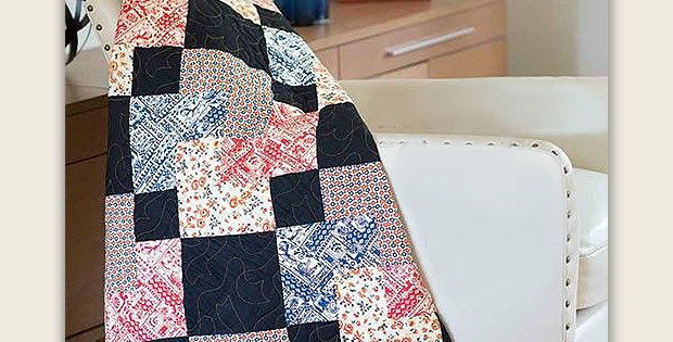 easy card trick quilt block