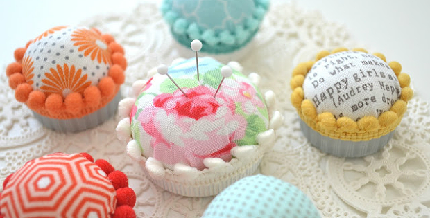 Stickable Bottle Cap Pincushion