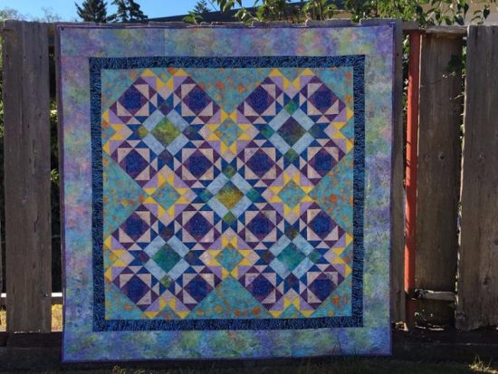 Tide Pools Lap Quilt