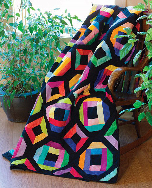 Stained Glass Diamonds Quilt