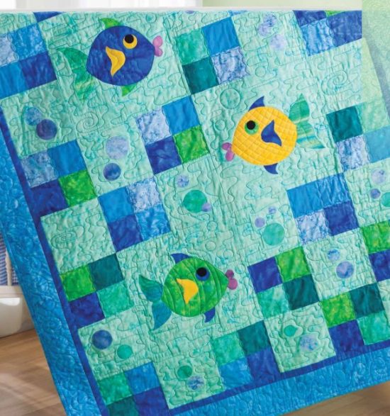 Fish and Bubbles Quilt