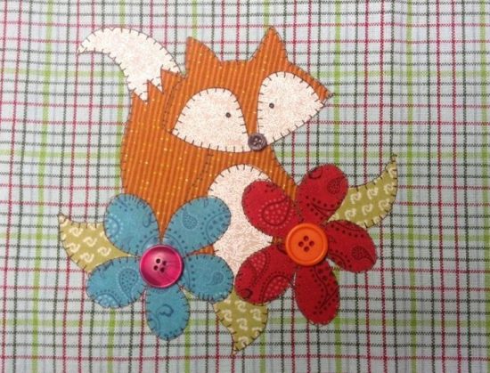 Garden Visitor Applique Pattern