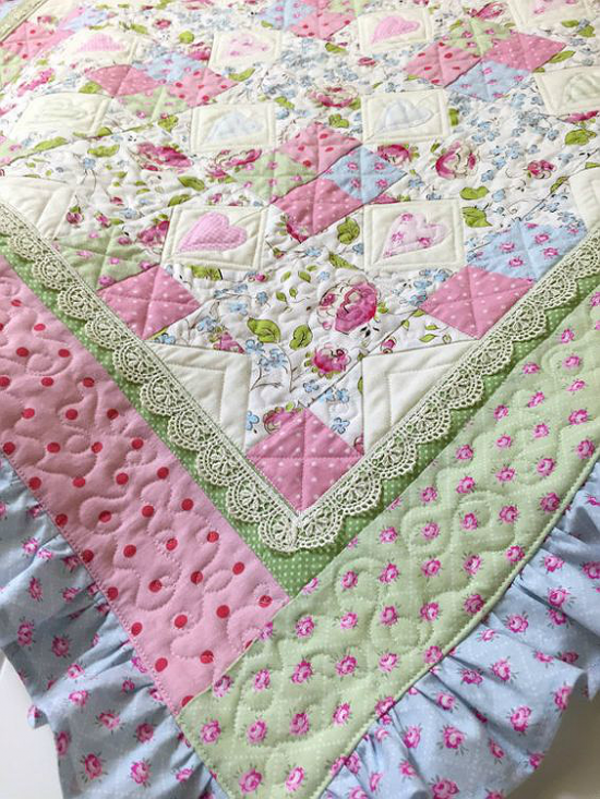Ruffle Baby Quilt Pattern