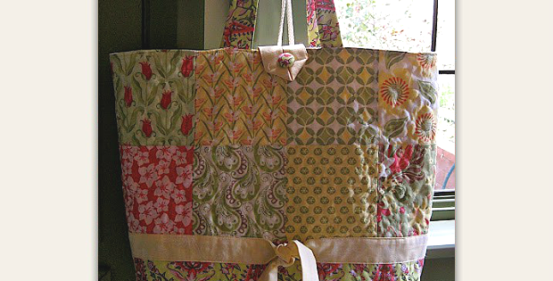 Charm Pack Tote Bag With Inside Pocket