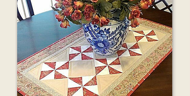 Classic Pinwheel Table Runner