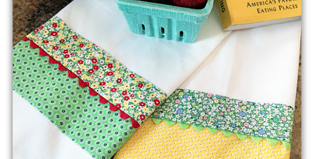 Turn Plain Towels Into Charming Kitchen Decor - Quilting Digest