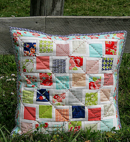 Scattered Squares Pillow