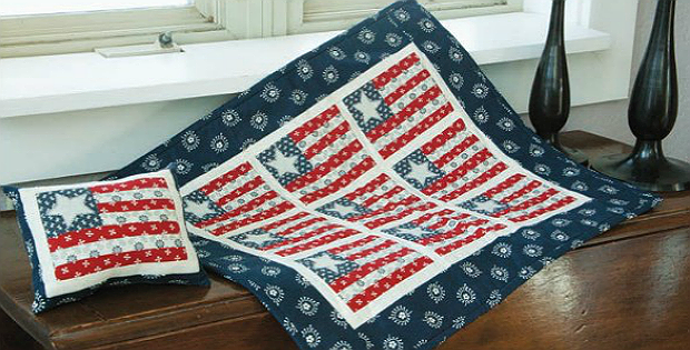 Stars of Mine Mini Flag Quilt