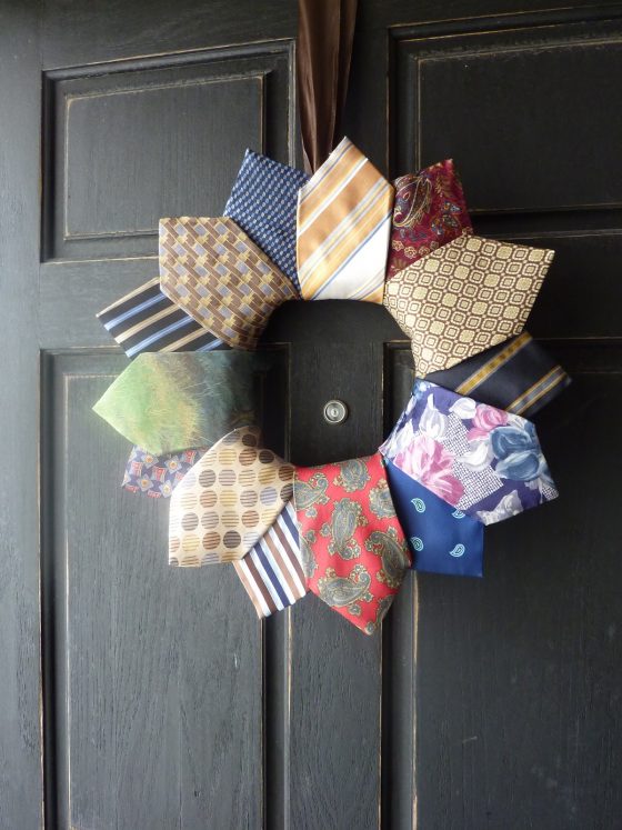 Necktie Wreath