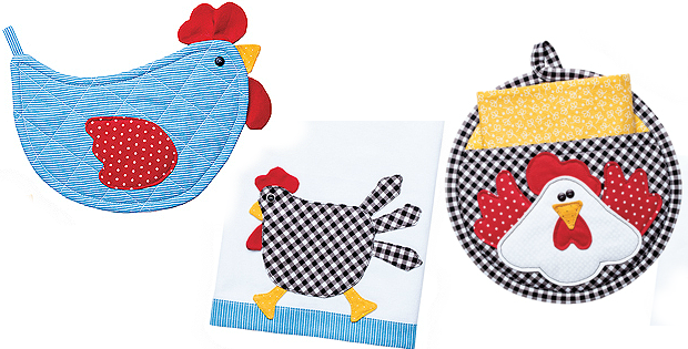 Cute Chicken Pot Holder