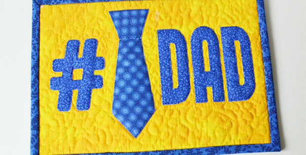 #1 Dad Mug Rug Pattern