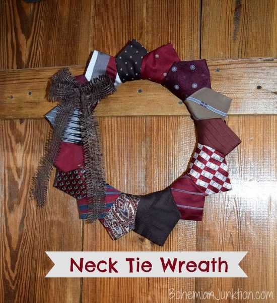 Necktie Wreath