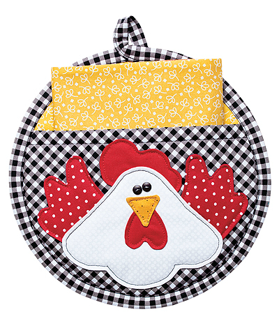 Cute Chicken Pot Holder