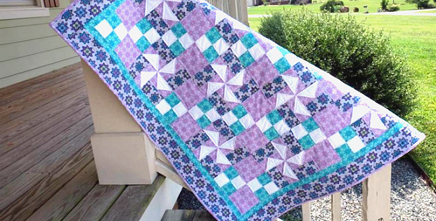 Flowing in the Breeze Quilt Pattern