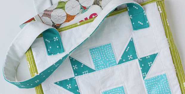 Quilted Tote Bag (From Any Quilt Block) Tutorial