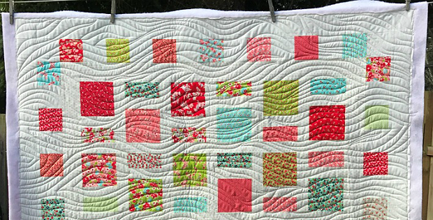 Quilting wavy lines with a walking foot » BERNINA Blog