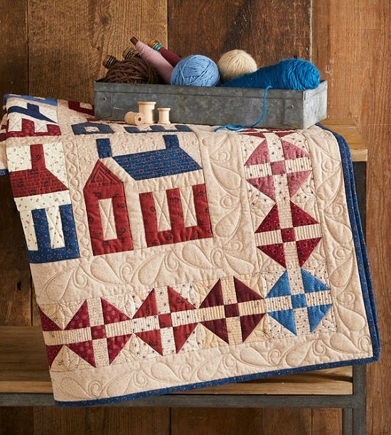 Americana Home Quilt Pattern