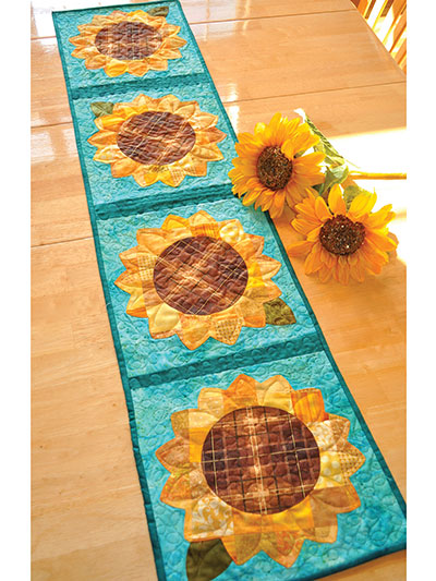 Patchwork Sunflower Table Runner