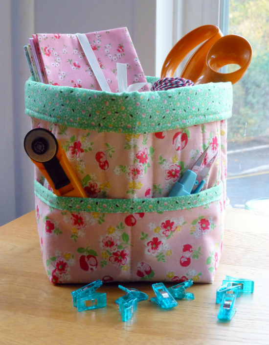 Fabric Storage Caddy Pattern