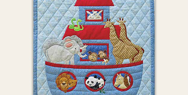 Noah's ark baby quilt hot sale