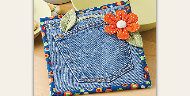 Wacky Cute Chicken Pot Holders - Upcycling with Old Jeans