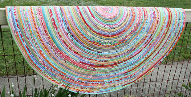 Use Up Excess Fabric in a Charming Braided Rag Rug - Quilting Digest