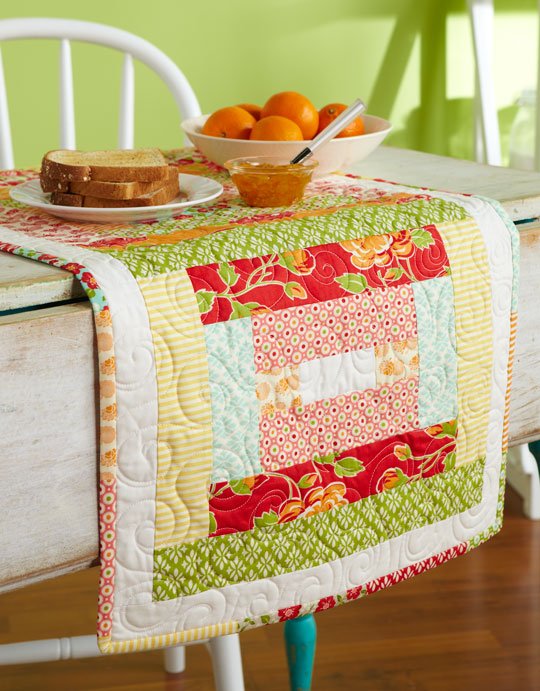 Make An Easy Runner with Jelly Roll Strips Quilting Digest