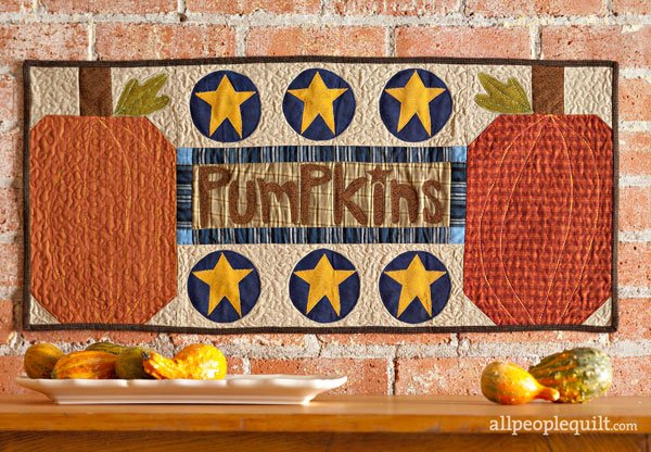 The Great Pumpkin Quilt Pattern