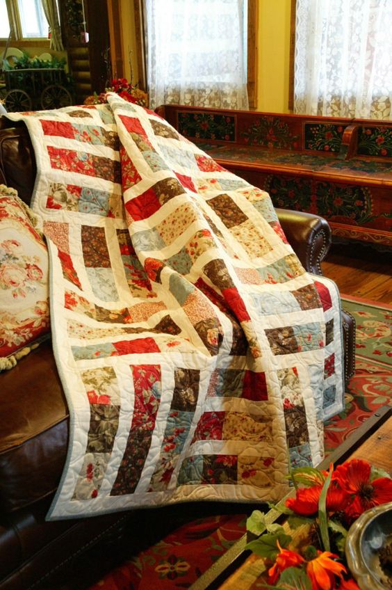 An Easy Quilt from Jelly Roll Strips Quilting Digest