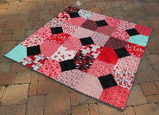 Layers of Charm Lap Quilt