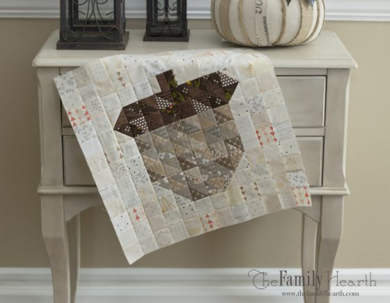 Patchwork Acorn Block